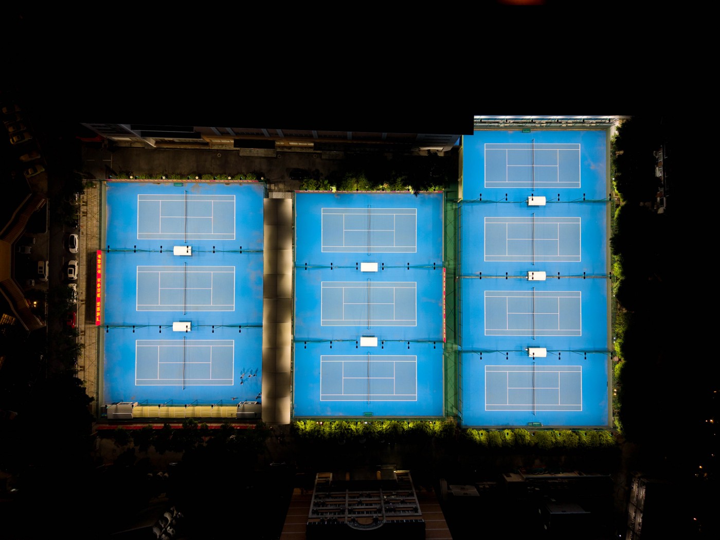 Renovation of the Tennis Courts at Guangzhou Ersha Sports Training Center